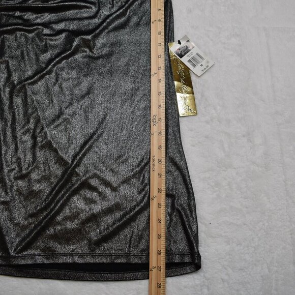 South Pole Liquid Shine Tunic Sz M Metallic Party Cocktail Holiday Y2K 90s Retro - Picture 11 of 16